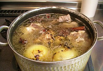 garlic onion chicken healing bone broth